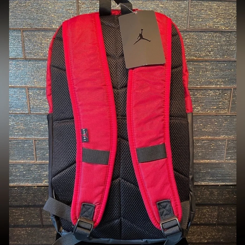 Nike Air Jordan Backpack 15” Tablet Laptop Bag Red Black Tote luggage carry case